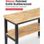 Établi à hauteur réglable en bois massif-31444696