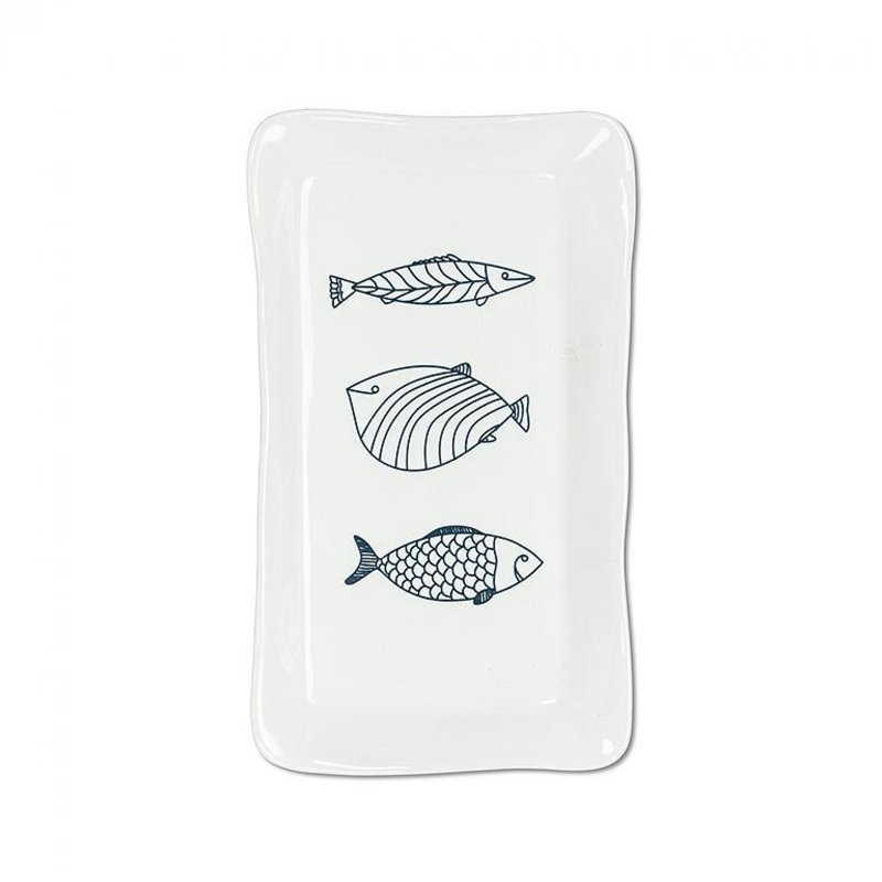 Plateau rectangulaire pour poissons