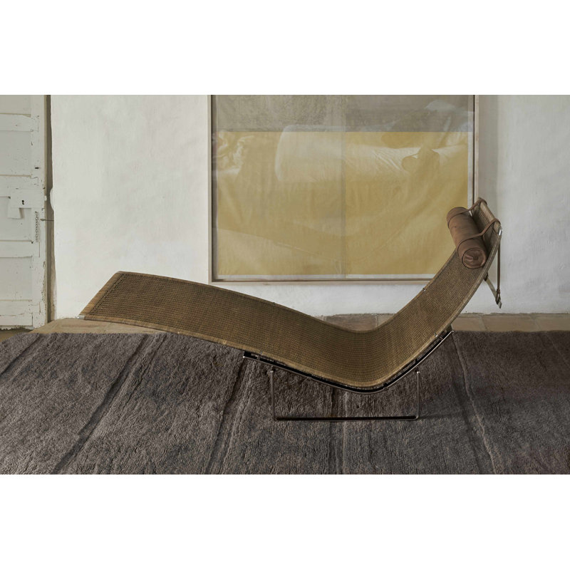 Sheep Of The World Hand Tufted Wool Area Rug in Sheep Brown, Rectangle 4' x 5'7"
