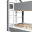 Lits modernes avec rangement, lits superposés en bois (taille standard), pin en MDF, style maison-944464199