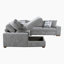 Canapé-lit modulaire en chenille 5 pièces avec méridienne et repose-pieds avec rangement Odesser-1884268587-1884268586