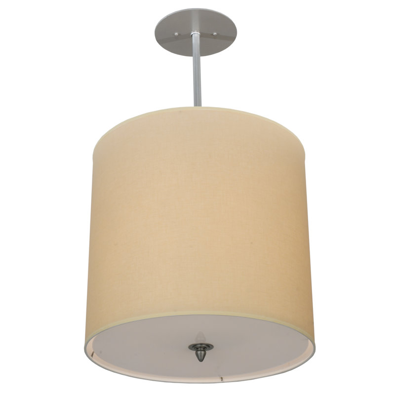 Cilindro Textrene 4 - Light Drum Chandelier