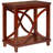 Solid Wood Rectangle Decorative Console Table, Table With X-design Design