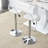 Modern Minimalist Bar Chairs And Bar Stools. Can Rotate 360 ° And Adjust Lifting. PET Backrest And PU Seats. Set Of 2. Suitable For Bars-2079692884
