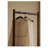 Elegant Black Walnut & Rattan Coat Rack