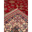 Tapis en laine et coton rouge noué à la main Original