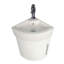 Support de meuble-lavabo mural d'angle avec drain et trop-plein Eutropia-460901437
