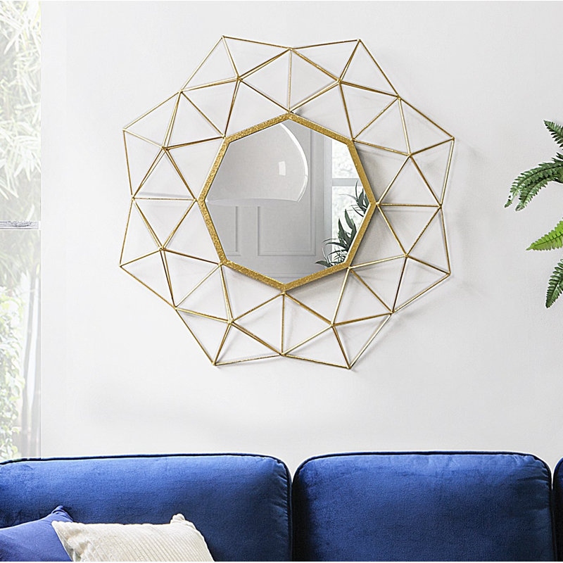 Alma Metal Flat Wall Mirror