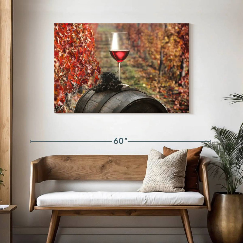 Vin rouge Yarlin Napa County, H 30 po x l 45 po