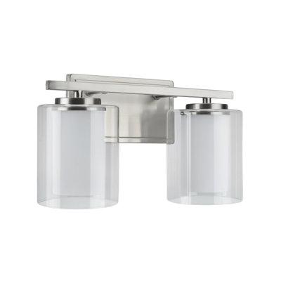 Éclairage pour salle de bain 2 lumières Tesoro