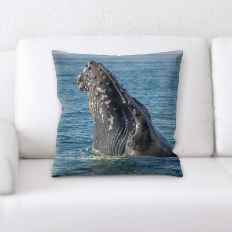 Microsuede Reversible Throw Pillow
