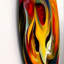 Reflets intérieurs rouges, jaunes et oranges - Peinture sur métal sans cadre
