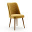 Chaise parsons rembourrée en velours Ackley-1125912041