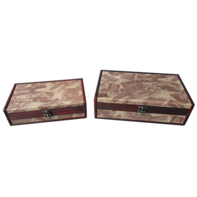 Rittenhouse Wooden Decorative Trunk