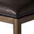 Maven Lane Hugo Stool with Faux Leather Upholstery-92565407-92565403