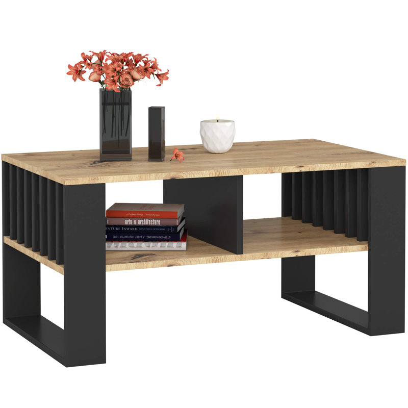 Shadiqua Four Leg Coffee Table with Storage