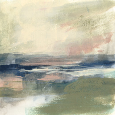 Coastline Vignette III by Jennifer Goldberger - Wrapped Canvas Painting