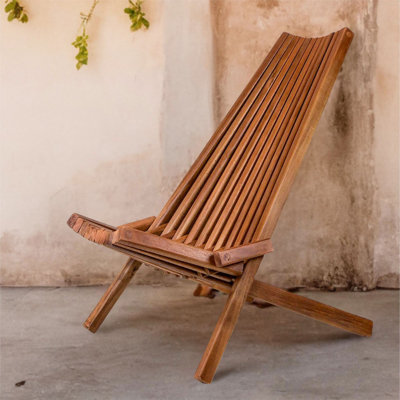 Wood Folding Adirondack Chair