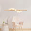 Luminaire suspendu pour îlot de cuisine linéaire en verre 7 lumières Linear
