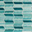Maya 2x7 Chevron Polished Glass Mosaic Tile-127614934