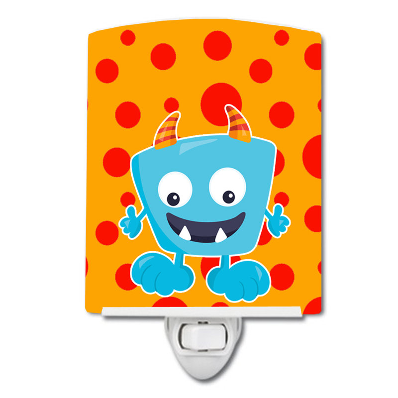 Petite lampe de nuit en céramique aquadevil monster