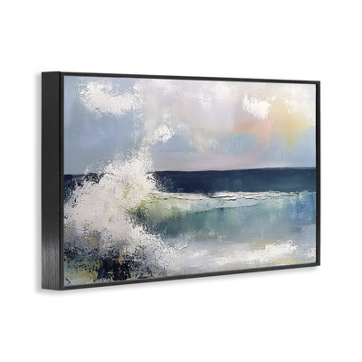 Abstract Irish Sea Waves Giclee Art, design by Annabelle Hall