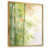 Toile avec cadre flottant or