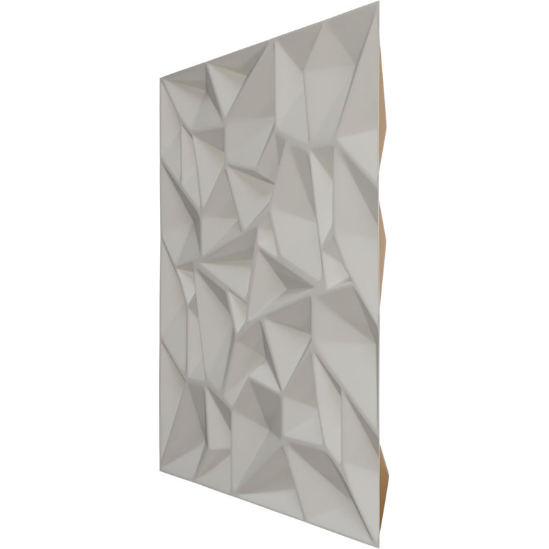 Leto EnduraWall Decorative 3D Wall Panel, Bright Coat Gold