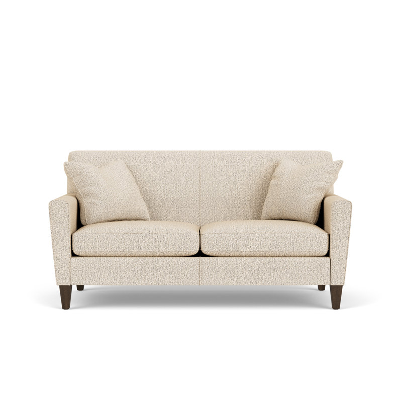 Canapé à accoudoirs arrondis 70 po, Polypropylène beige / oléfine