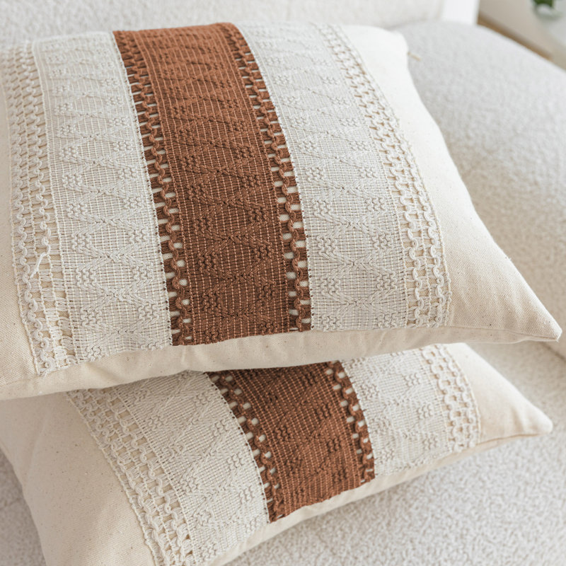 Housse de coussin Barossa, Orange brûlé, Rectangle H 12 po x l 20 po