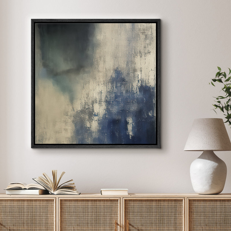 Reproduction d'art encadrée sur toile encadrée pour décoration de salon, Noir, H 16,8 po x l 16,8 po