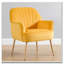 Fauteuil d'appoint en velours, chaises de salon rembourrées modernes-1996559151