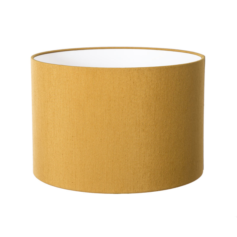 30cm H Silk Drum Lamp Shade ( Screw On ), Bottle Green, 30cm H x 50cm W x 50cm D