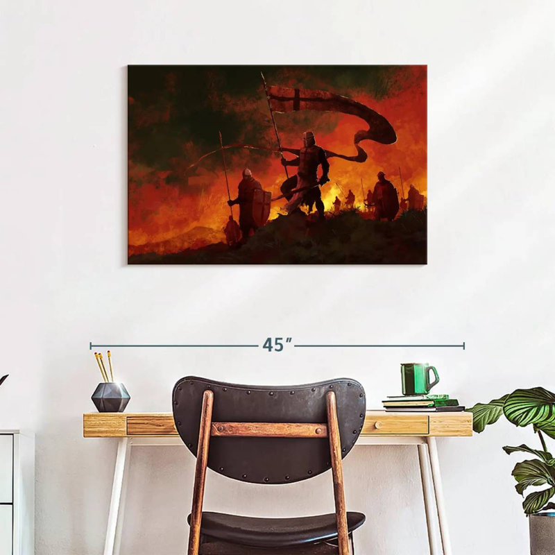 Keiri Medieval War, 24" H x 36" W