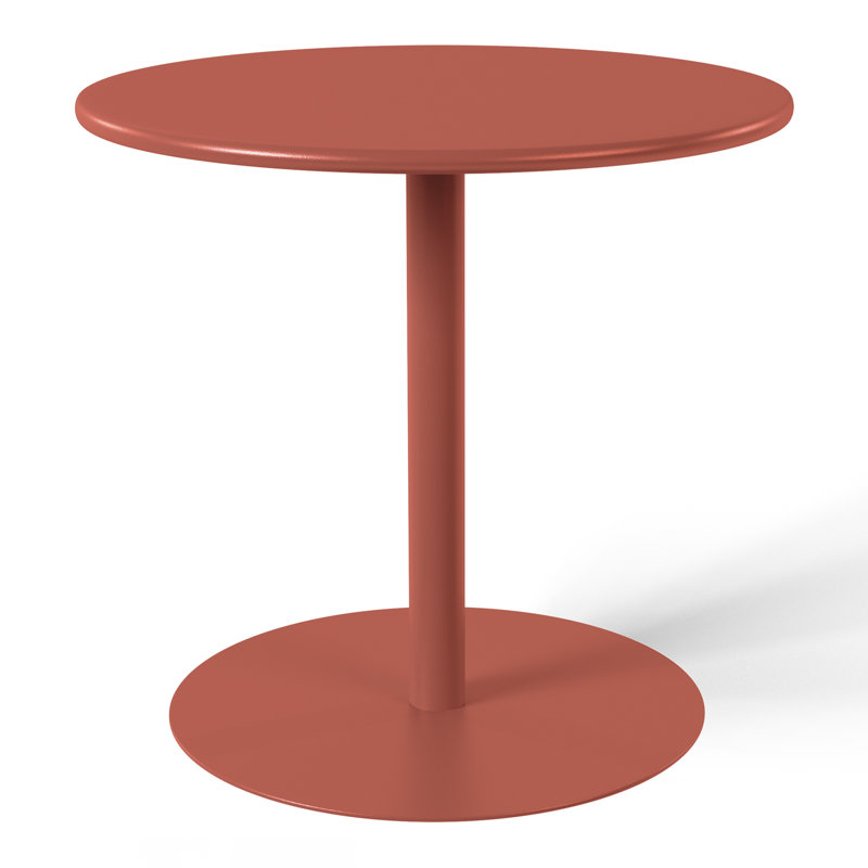 Table de bar ronde pour l'extérieur, Rouge