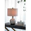 Lampe de table en verre