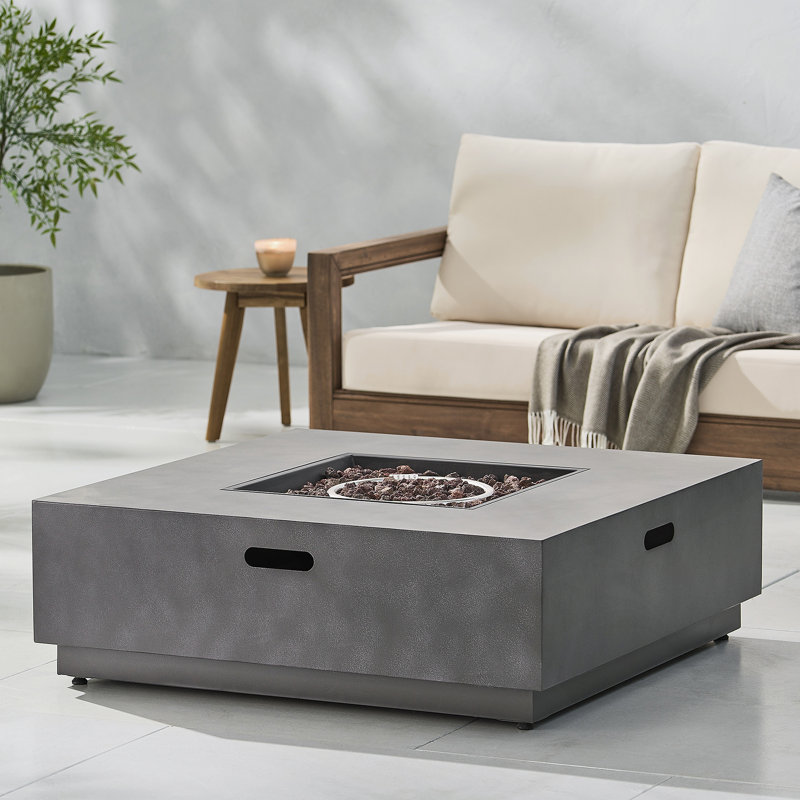 Fer carré PIT-50 000 BTU, Gris Pierre