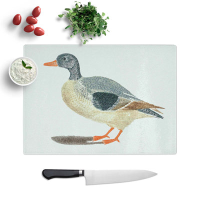 Glass Duck by Johan Teyler Chopping Board