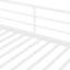 Lit mezzanine simple en métal avec tablette supérieure et échelle de rangement latérale-2062810448