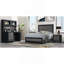 Lit double gris et noir Soluto-114236402