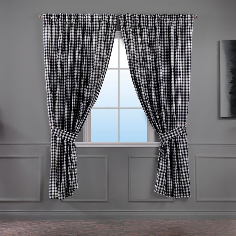 Blackout Curtain - 1 Pc, 36cm Width x 63cm Drop, Black