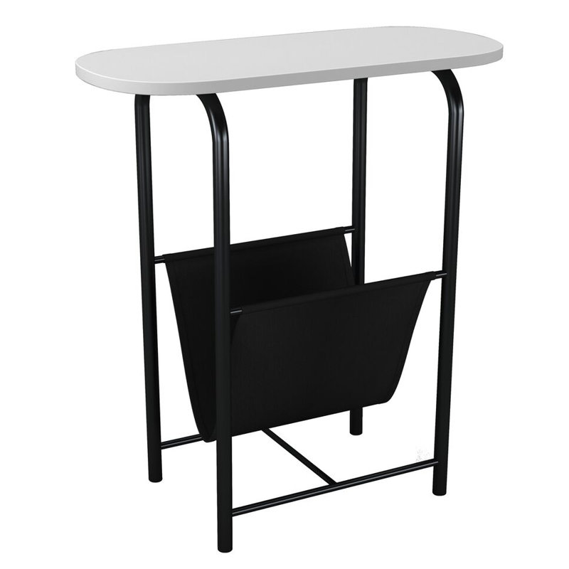 Saybree Nightstand, White/Black