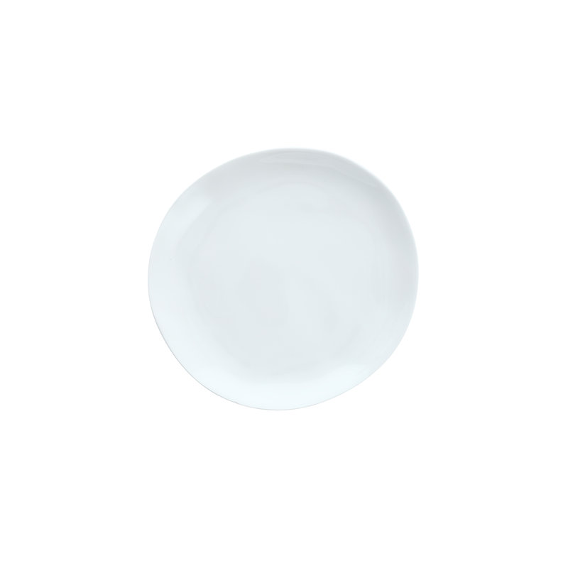 Sandia Melamine Salad Plate, White
