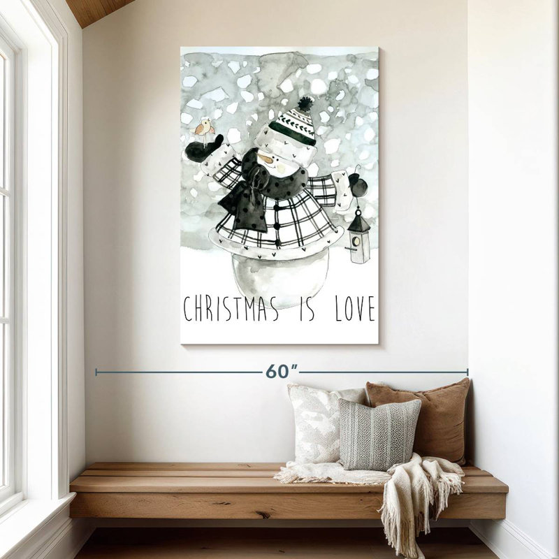 Lelend Christmas Is Love, H 48 po x l 32 po