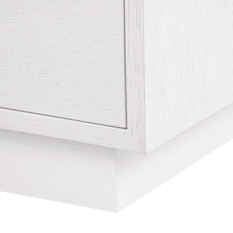 Table de chevet Cora, Blanc doux