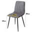 Aspen 1200mm foiled rect. table & 4 fabric chair Set-124198362-124198327