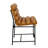 Jaden 36" Counter Table Set With 2 Layla Counter Chairs In Tan Authentic Leather