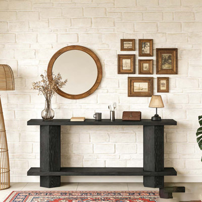 2-Tier Console Table Hallway Table Sofa Table Behind Couch