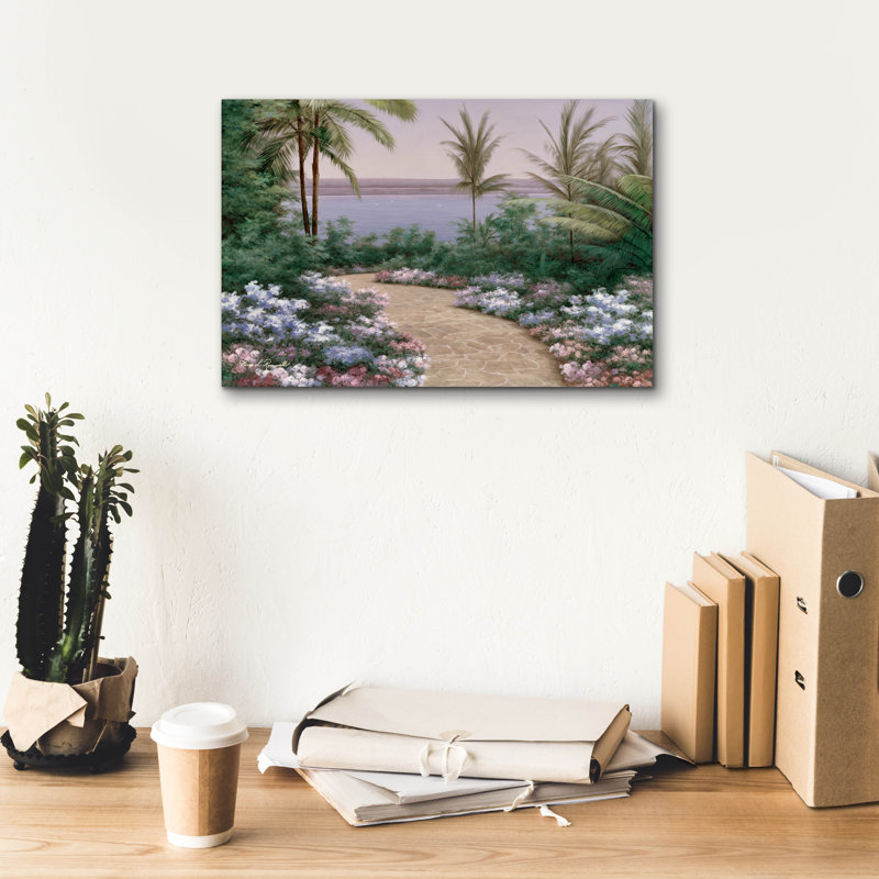 «Floral Breeze» par Diane Romanello, art mural sur toile, H 12 po x l 18 po x P 0,75 po