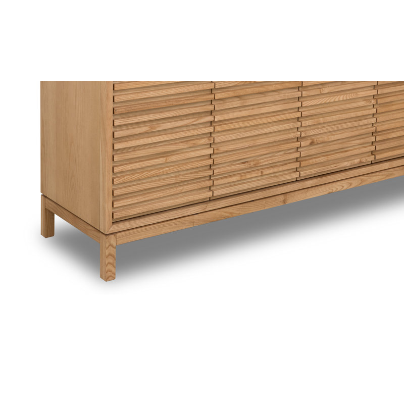 Pindall 162.56cm Solid Wood Sideboard